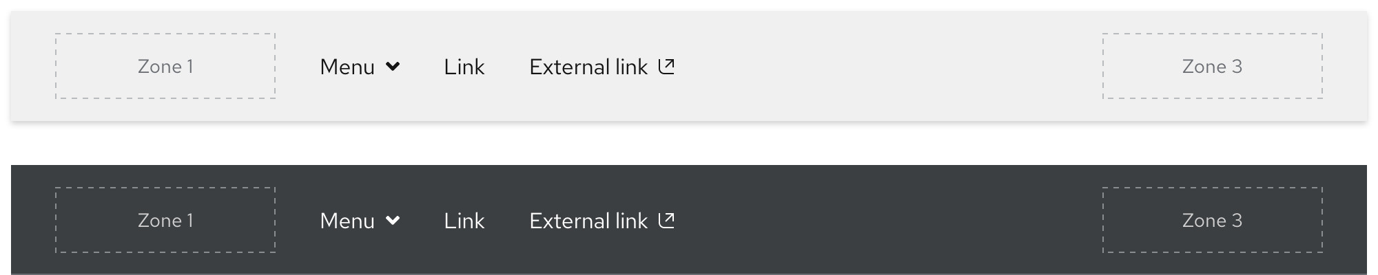 Secondary navigation - navigation text styles