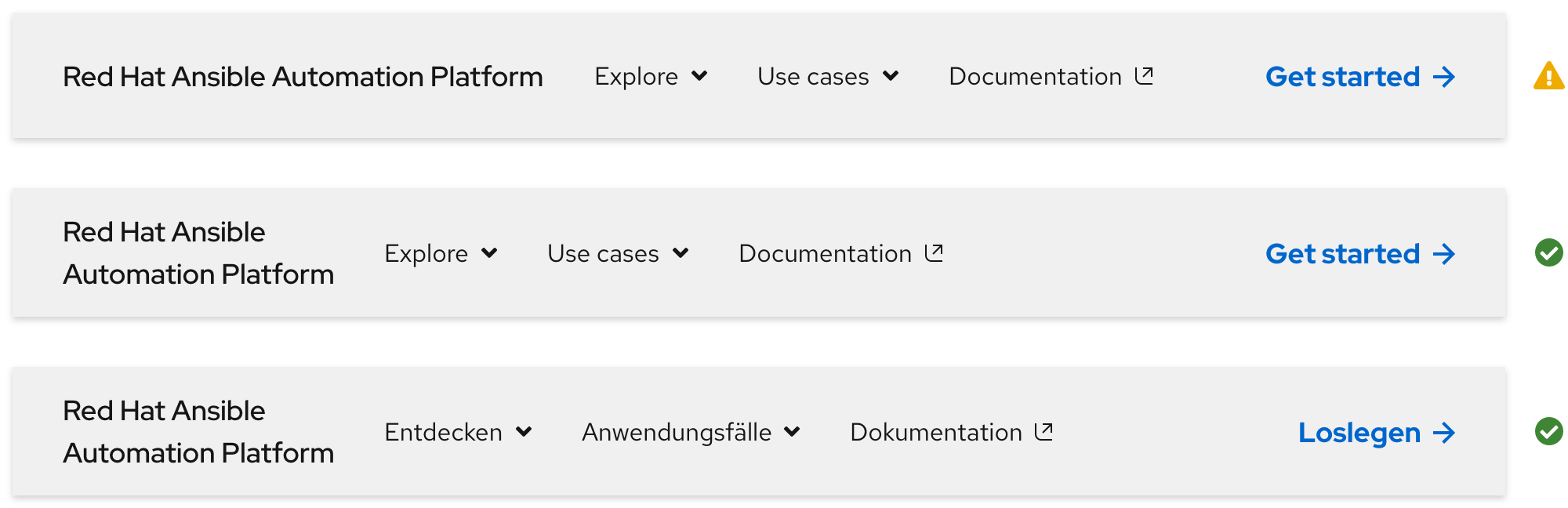 Secondary navigation - product name text stacking (two lines)