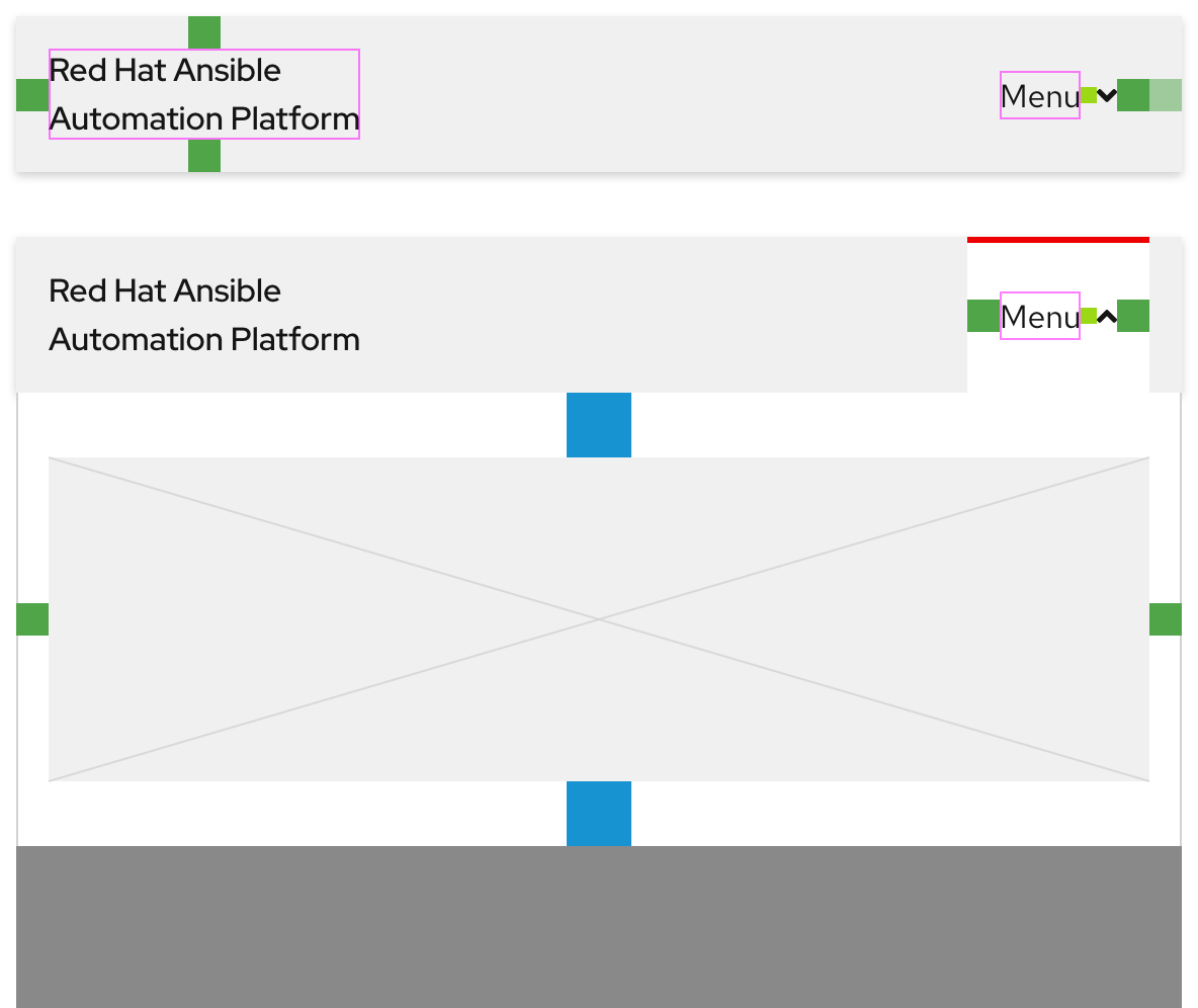Secondary navigation - spacing (small)