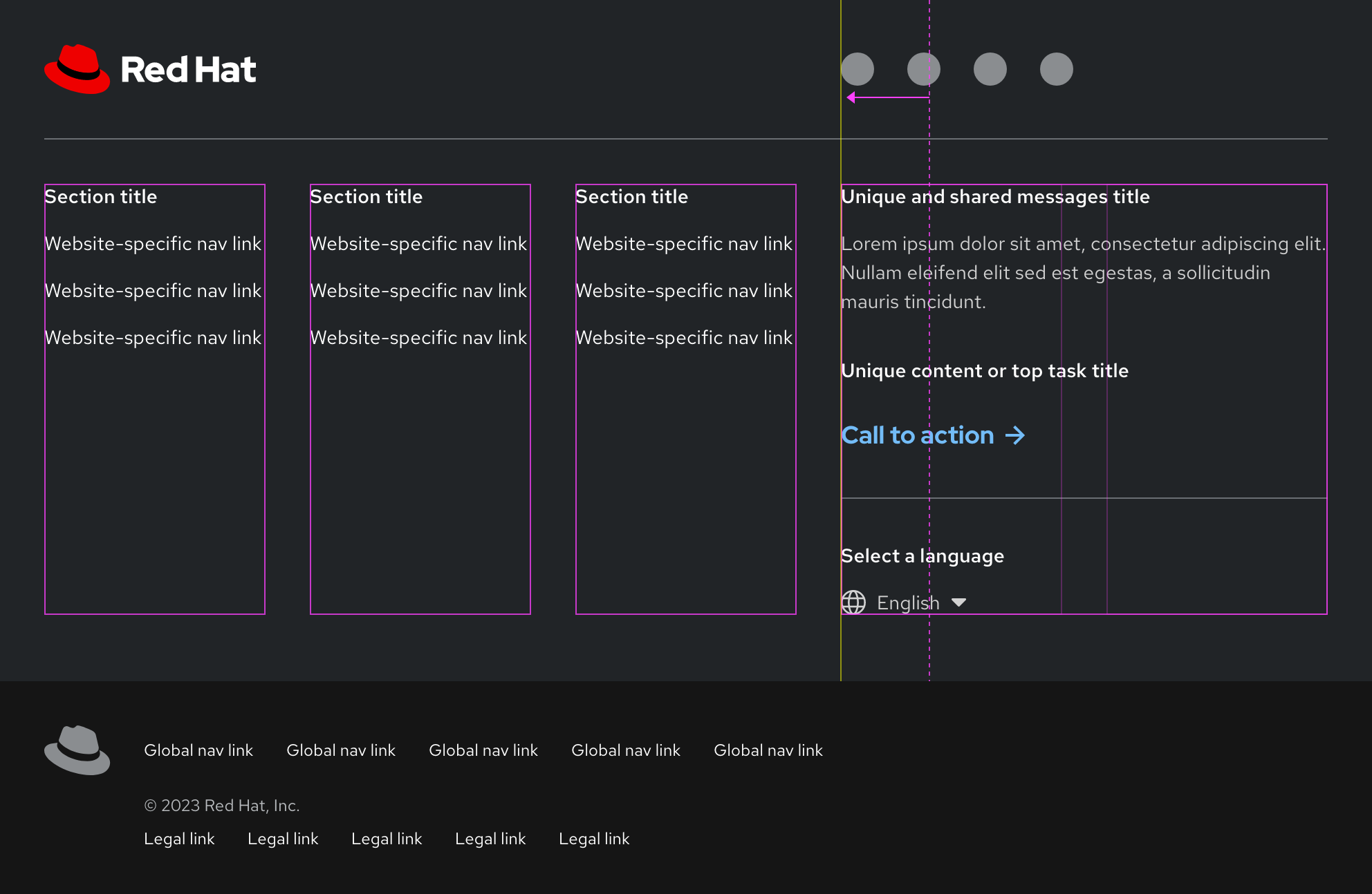 Footer component behavior - social media links